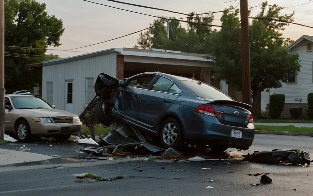 ¿Cuáles son las consecuencias legales de un accidente que causa daños en bien ajeno?